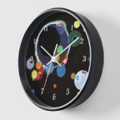 Horloge Kandinsky - Plusieurs cercles (Angle)