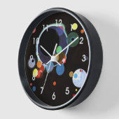 Horloge Kandinsky - Plusieurs cercles, (Angle)