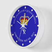 Horloge King Charles III et Queen Consort Camilla (Angle)