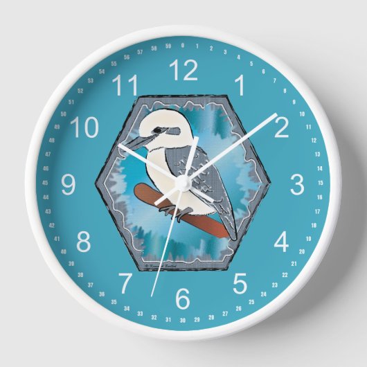 Horloge Kookaburra Bird (Recto)