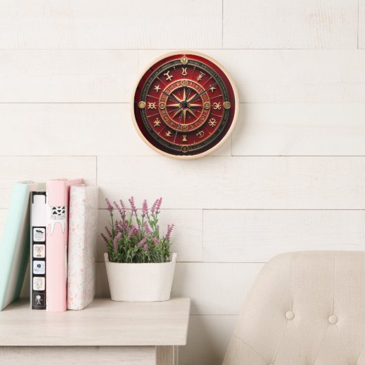 Horloge 'La loi interdite du zodiaque' (Salle de lecture)