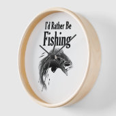 Horloge la pêche plutôt que le poisson (Angle)