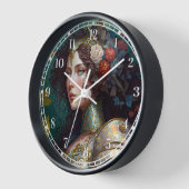Horloge Lady Knight Warrior Armor Imaginaire Art (Angle)
