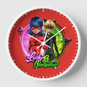Horloge Ladybug & Cat Noir | Lucky & Charming (Recto)