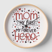 Horloge L'amour intemporel de maman (Recto)