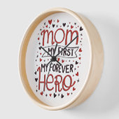 Horloge L'amour intemporel de maman (Angle)