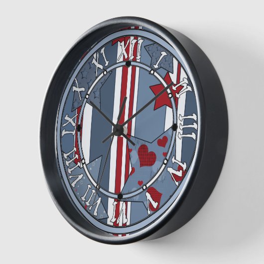 Horloge Lancer l'oreiller (Angle)