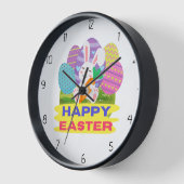 Horloge Lapin de Pâques (Angle)