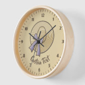 Horloge Large Casquette beige clair (Angle)