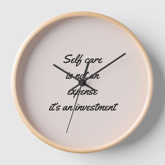 Horloge L'autogestion n'est pas une dépense (Recto)