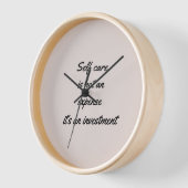 Horloge L'autogestion n'est pas une dépense (Angle)