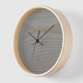 Horloge Le bois, c'est BEAU (Angle)