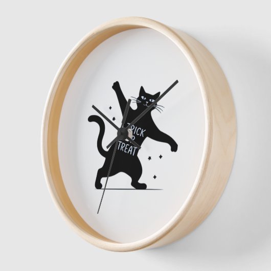 Horloge Le Chat Noir Dancing Spooktacular Trick-or-Trea (Angle)