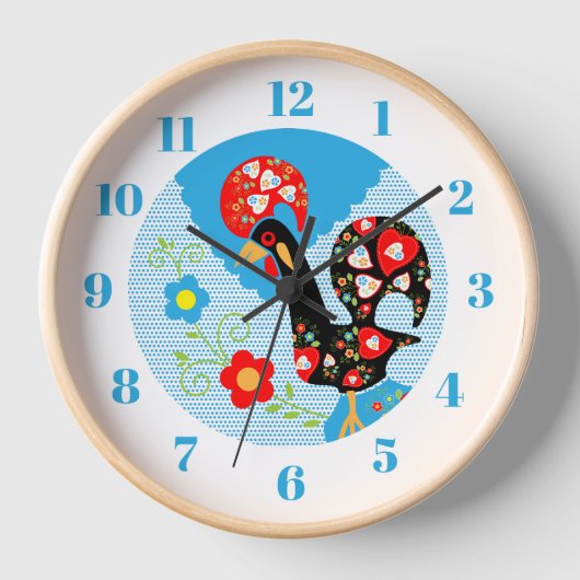 Horloge Le coq portugais de Barcelos (Recto)
