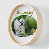Horloge Le corossol (Angle)