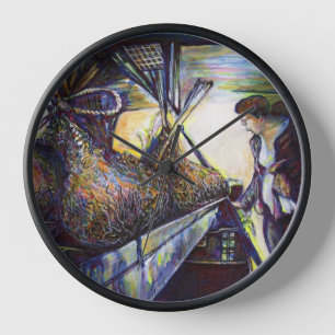 Horloge Le destin hurlant de la vie