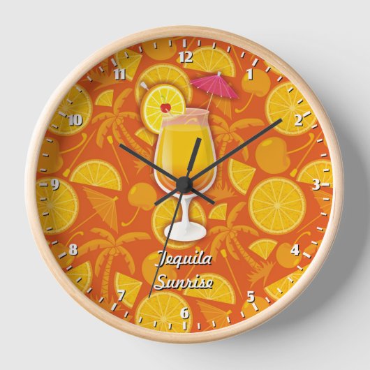 Horloge Le lever du soleil de Tequila (Recto)