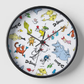 Horloge Le monde du modèle de Dr Seuss (Recto)