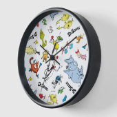 Horloge Le monde du modèle de Dr Seuss (Angle)