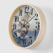 Horloge Le navire Portpatrick 1900 (Angle)