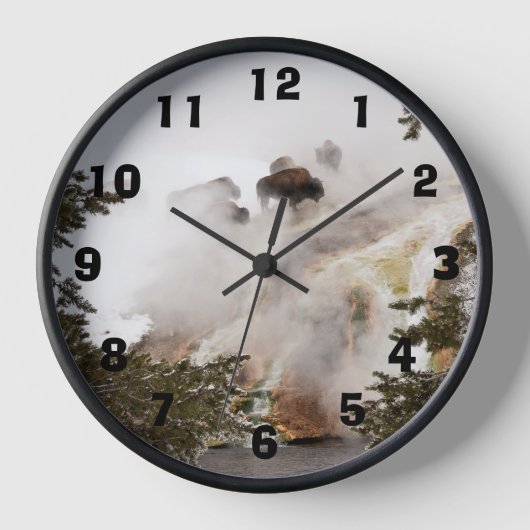 Horloge Le parc national de Yellowstone est Extraordinaire (Recto)