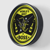 Horloge Le plus grand patron du monde (Angle)