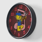 Horloge Le Rumpus Musical de Ferald ! (Angle)