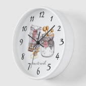 Horloge Le temps des ingrédients de Baker de cuisiner (Angle)