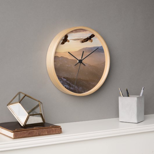 Horloge Le vol de l'aigle (Bureau)