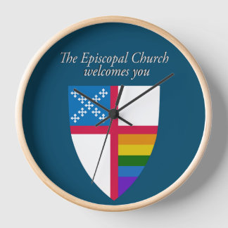 Horloge L'Eglise épiscopale vous souhaite la bienvenue à l