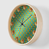 Horloge Léo & Chien de Bois (Angle)