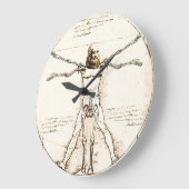 Horloge Leonardo DaVinci Vitruvian (Angle)