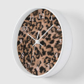 Horloge Leopard - Imprimé animal (Angle)