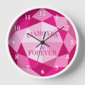 Horloge Les diamants sont éternellement rose gemstone horl (Recto)