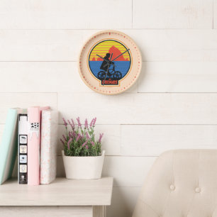 Horloge Les Goonies Retro Mikey équitation Vélo Graphique