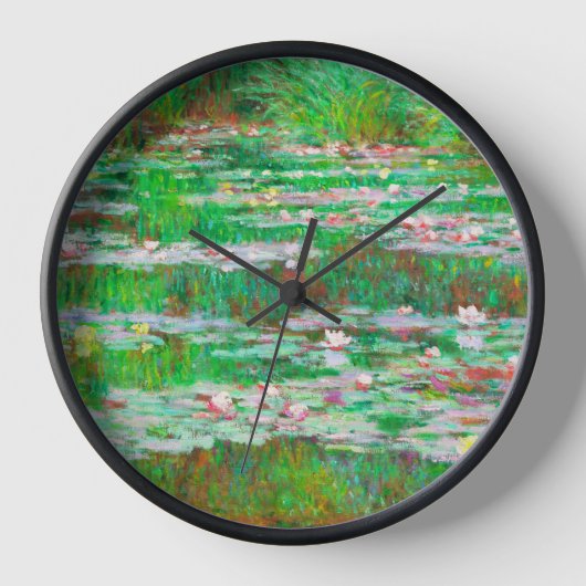 Horloge Les nénuphars de Monet (Recto)