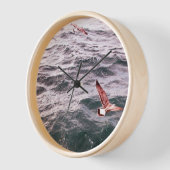 HORLOGE LES SEAGULLES QUI VOLENT AU-DESSUS DES VAGUES DE M (Angle)