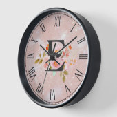 Horloge Lettre E (Angle)