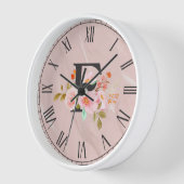 Horloge Lettre F (Angle)