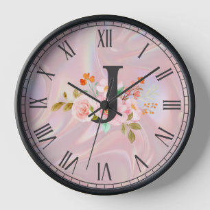 Horloge Lettre J