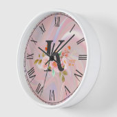Horloge Lettre K (Angle)