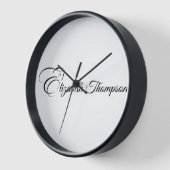 Horloge Lettre monogramme E Horse (Angle)