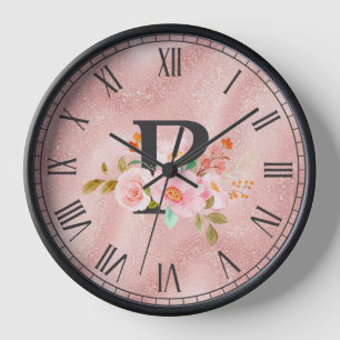 Horloge Lettre P