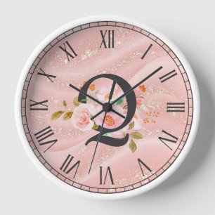 Horloge Lettre Q