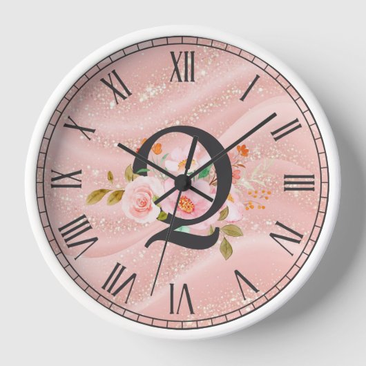 Horloge Lettre Q (Recto)