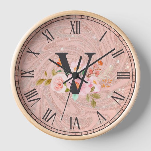 Horloge Lettre V (Recto)