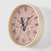 Horloge Lettre V (Angle)