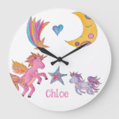 Horloge Licorne pour Enfants pour Filles (Recto)