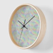 Horloge lignes arc-en-ciel (Angle)