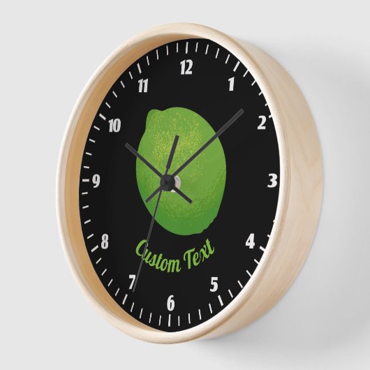 Horloge Lime (Angle)